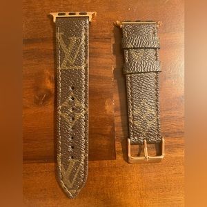 Refurbished/Upcycled Louis Vuitton Apple Watch Band